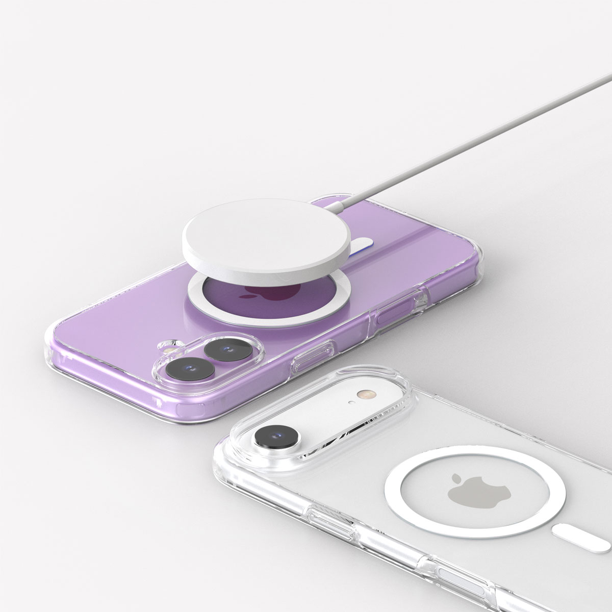 [ iPhone 17 / iPhone Air / 17 Pro / 17 Pro Max 用] 米軍MIL規格 MagSafe対応 DUPLE M ハイブリッド 透明カバー