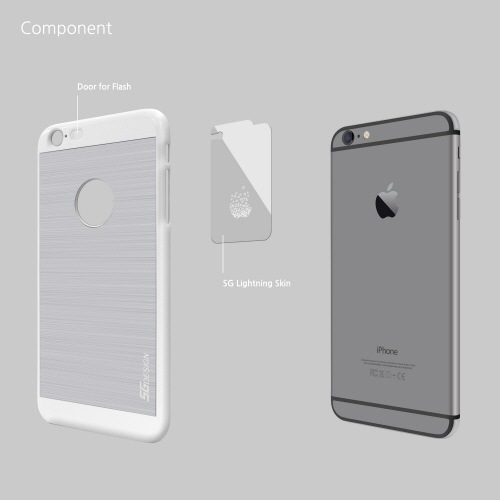 iPhone6 ケース SG ALU ロゴイルミネーション（エスジー アル）アイフォン