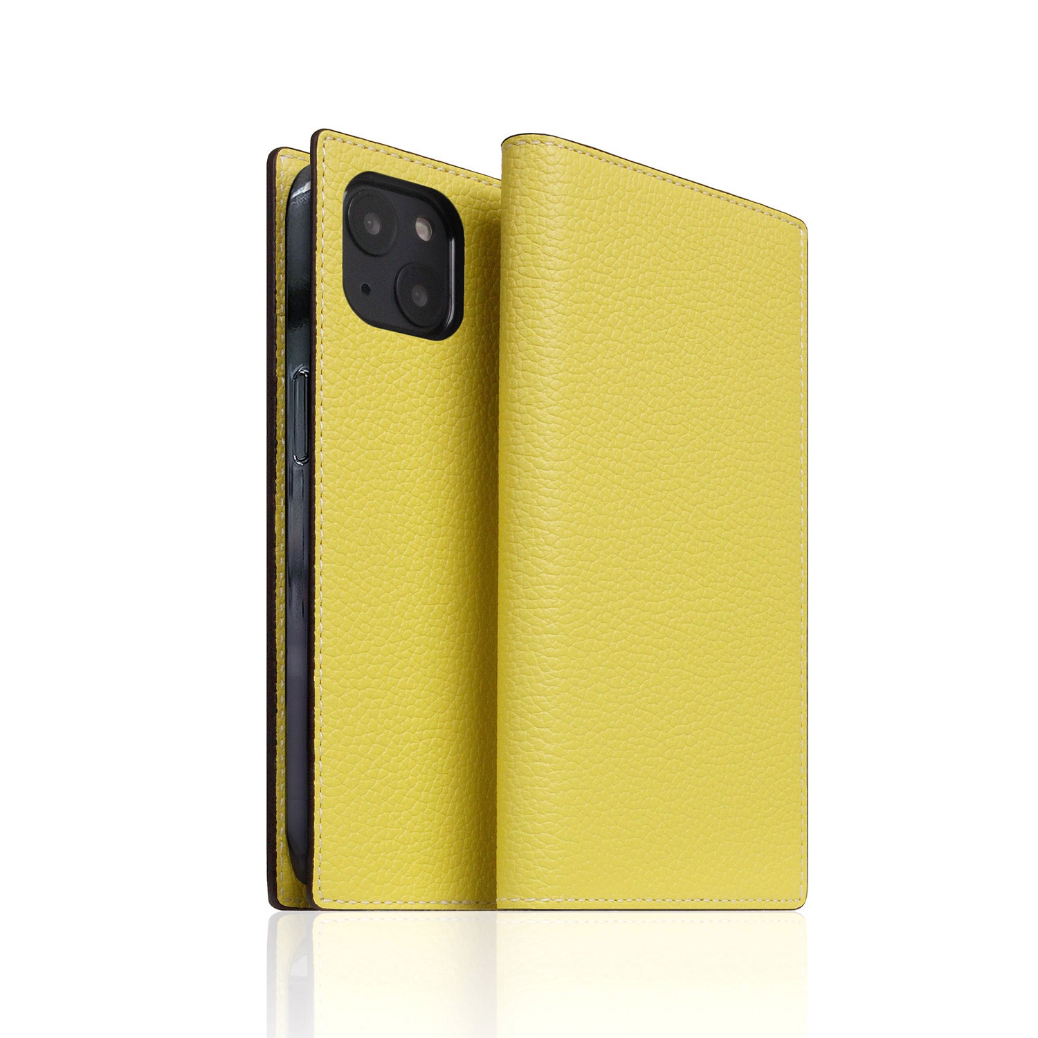 SLG Design [ iPhone 14 / 14 Pro ] 手帳型 本革 レザーケース Neon Full Grain Leather Diary Case