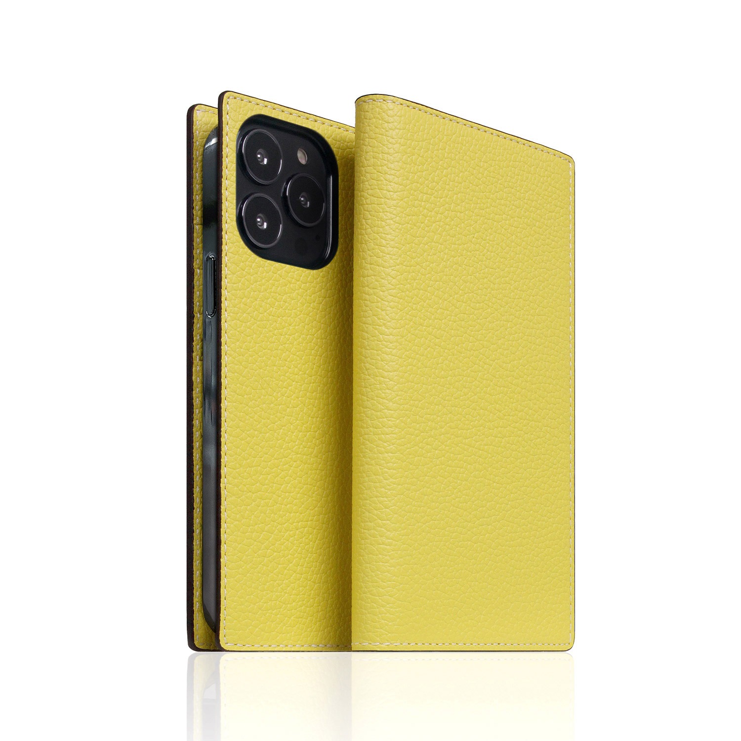 SLG Design [ iPhone 14 / 14 Pro ] 手帳型 本革 レザーケース Neon Full Grain Leather Diary Case