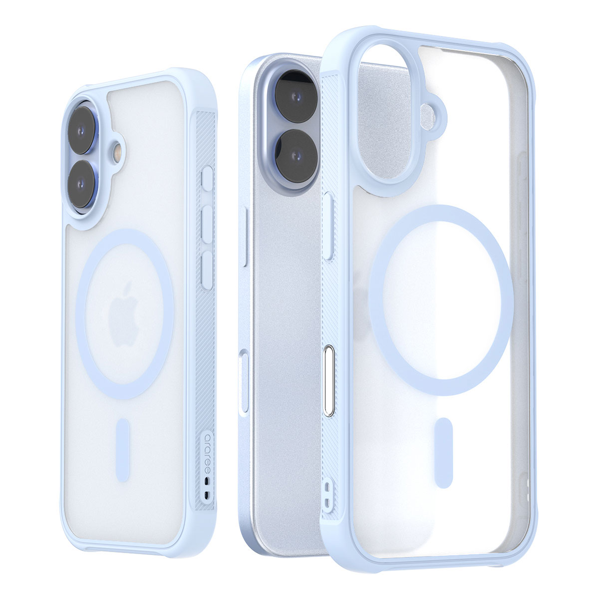 [ iPhone 17 / iPhone Air / 17 Pro / 17 Pro Max 用] 米軍MIL規格 MagSafe対応 DUPLE M ARMOR ハイブリッド 滑り防止 カバー