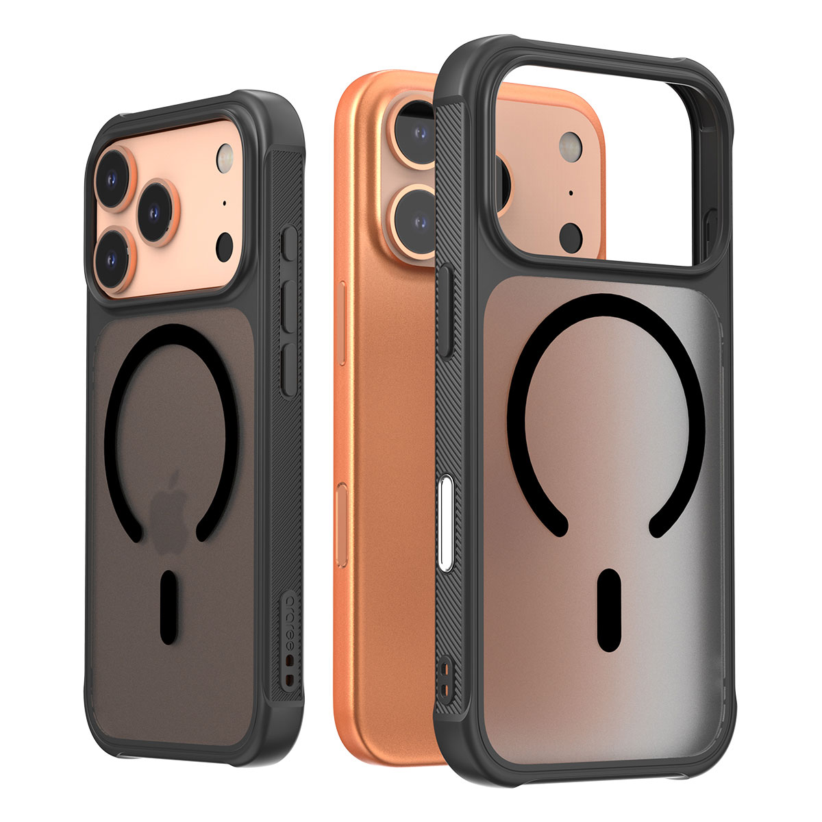 [ iPhone 17 / iPhone Air / 17 Pro / 17 Pro Max 用] 米軍MIL規格 MagSafe対応 DUPLE M ARMOR ハイブリッド 滑り防止 カバー