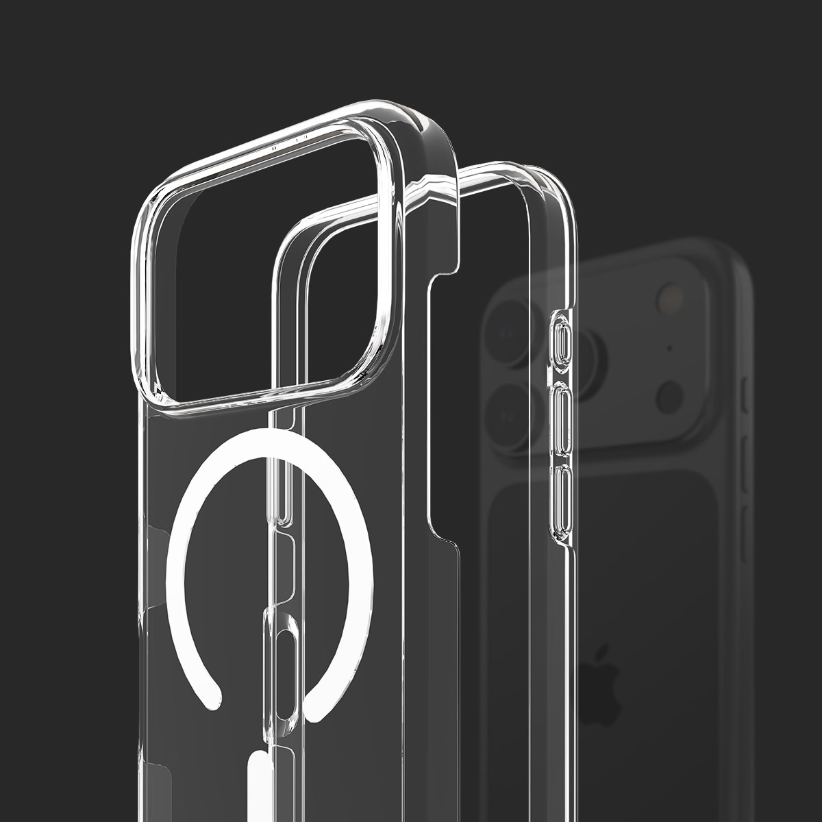 [ iPhone 18 Pro / iPhone 18 Pro Max 用] MagSafe対応 DUPLE M クリアケース 米軍MIL規格準拠 透明カバー ＜予約受付中＞