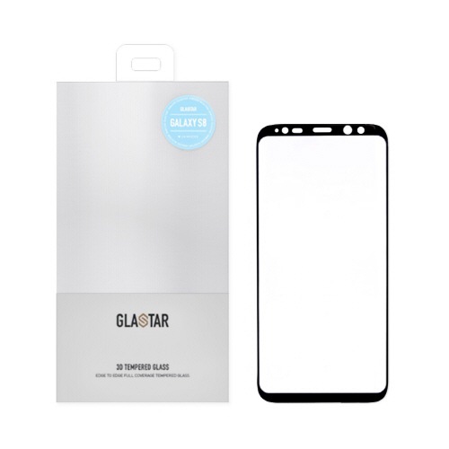 Galaxy S9 Galaxy S8 3D 強化ガラスフィルム GLASTAR(グラスター）ギャラクシー エス エイト 液晶保護 SC-02K SCV38 SC-02J SCV36 全画面保護 0.33mm