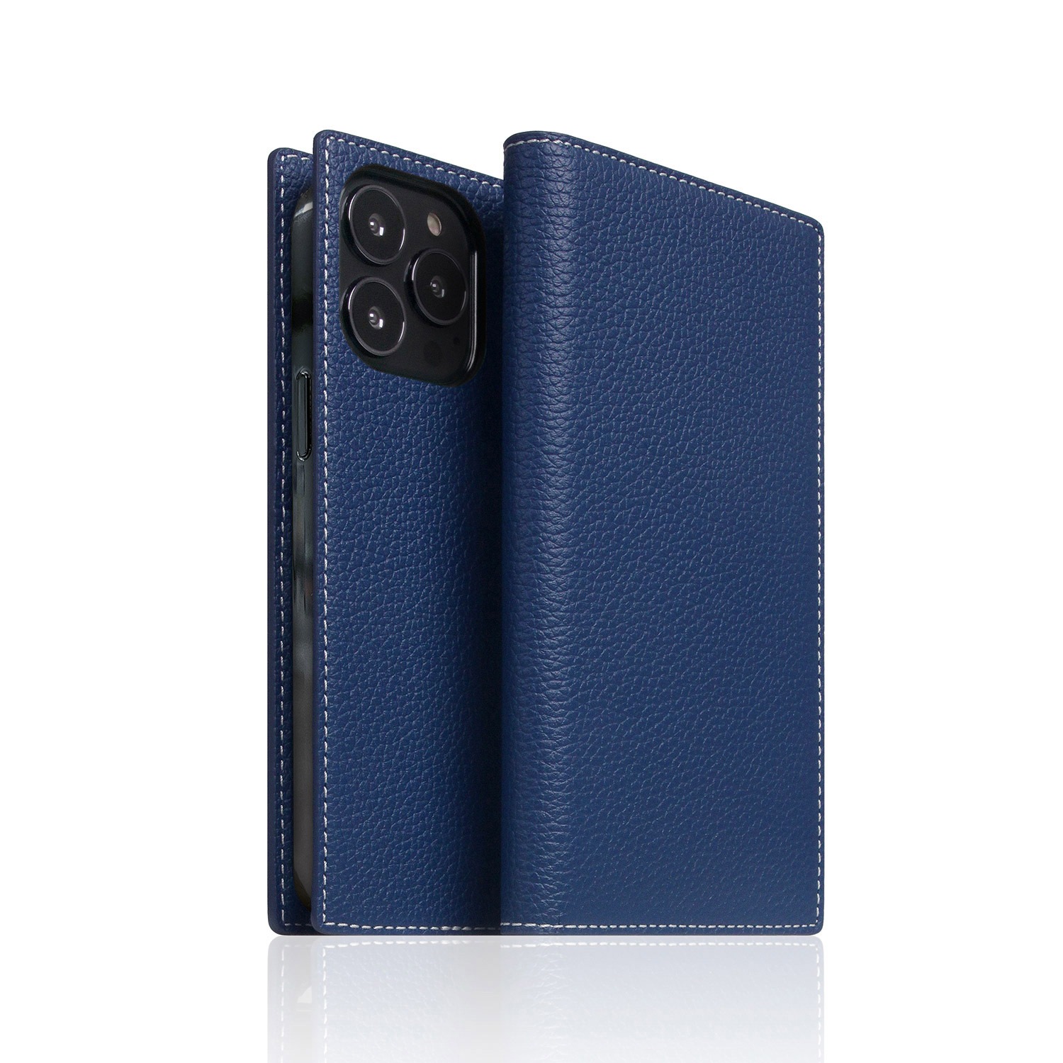 SLG Design [ iPhone 14 Plus / 14 Pro Max ] 手帳型 本革 レザーケース Full Grain Leather Case