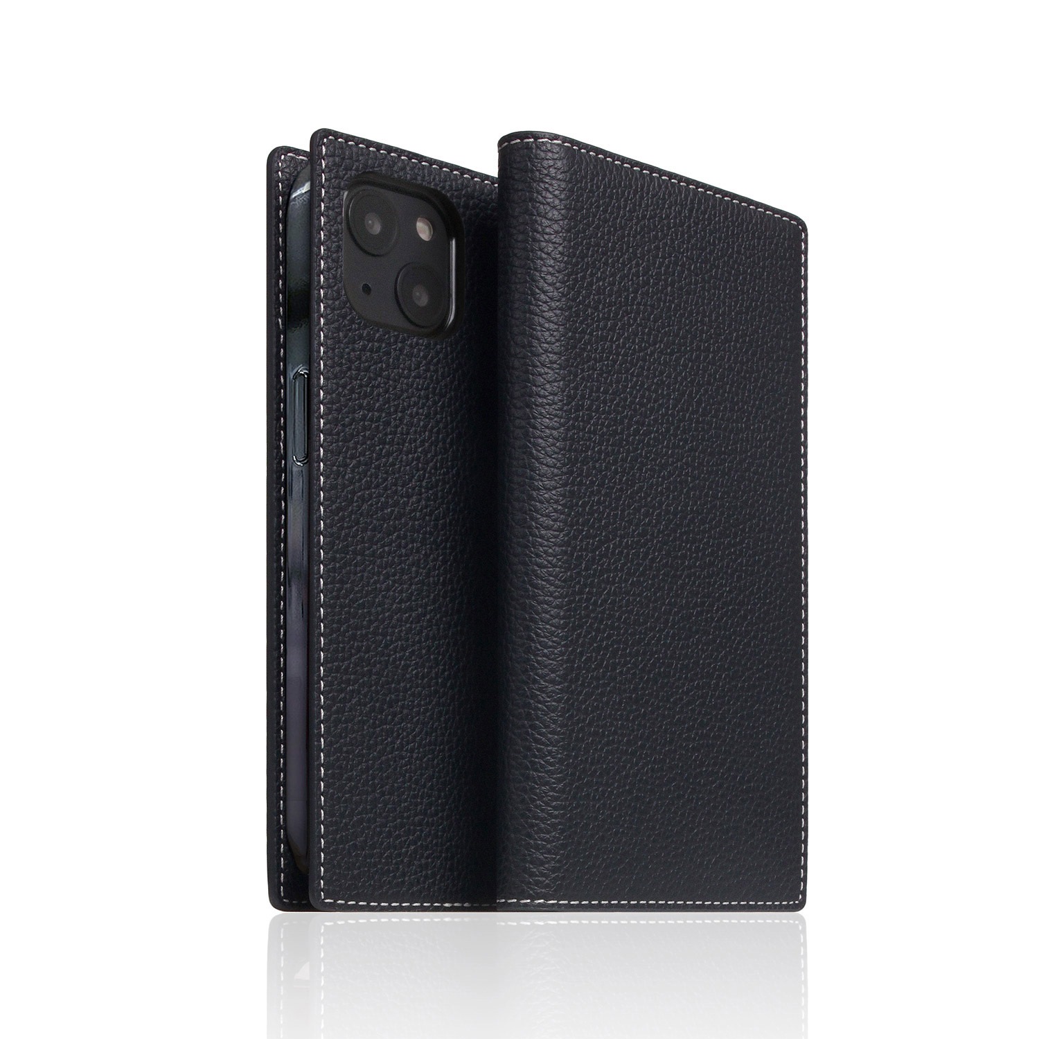 SLG Design [ iPhone 14 Plus / 14 Pro Max ] 手帳型 本革 レザーケース Full Grain Leather Case