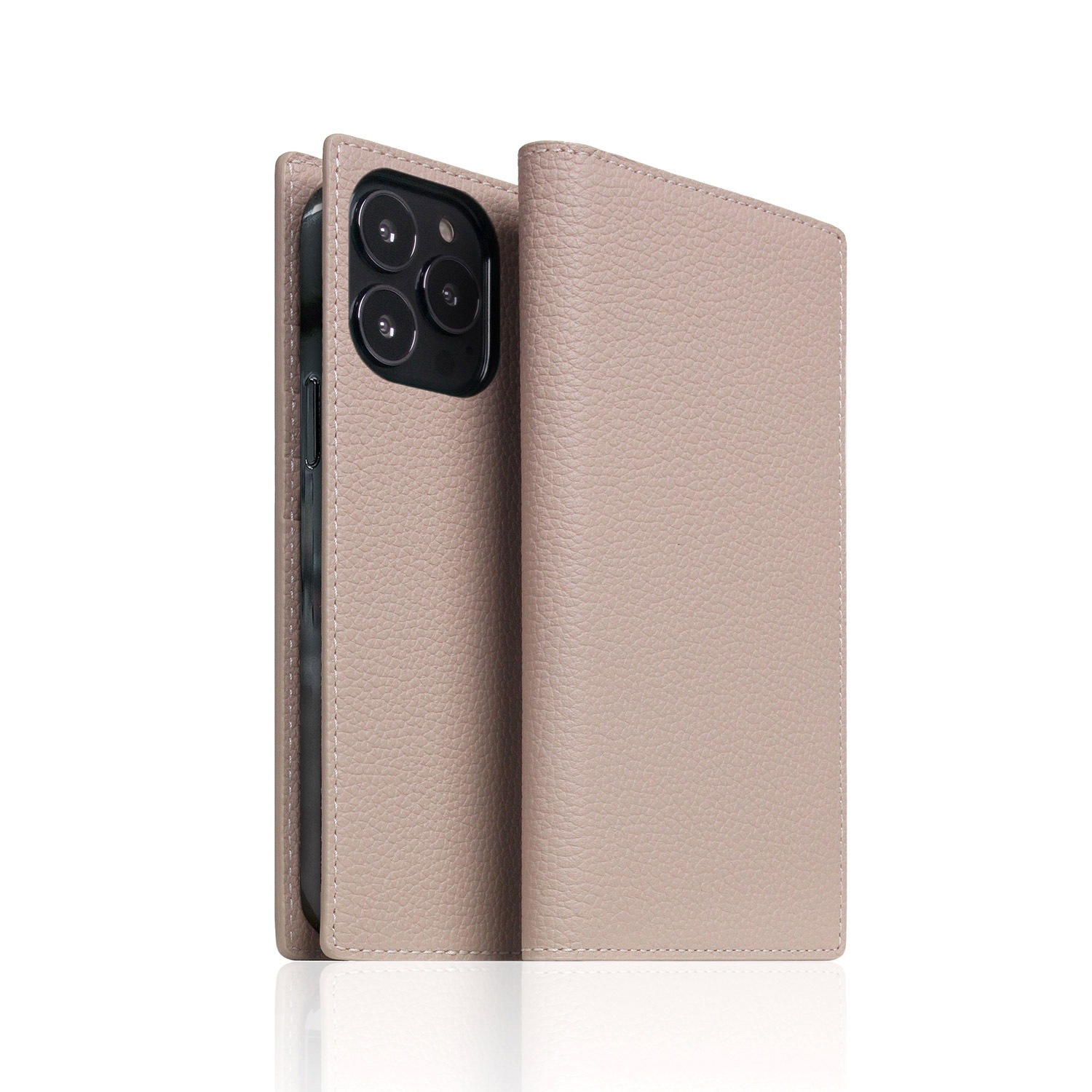 SLG Design [ iPhone 14 Plus / 14 Pro Max ] 手帳型 本革 レザーケース Full Grain Leather Case