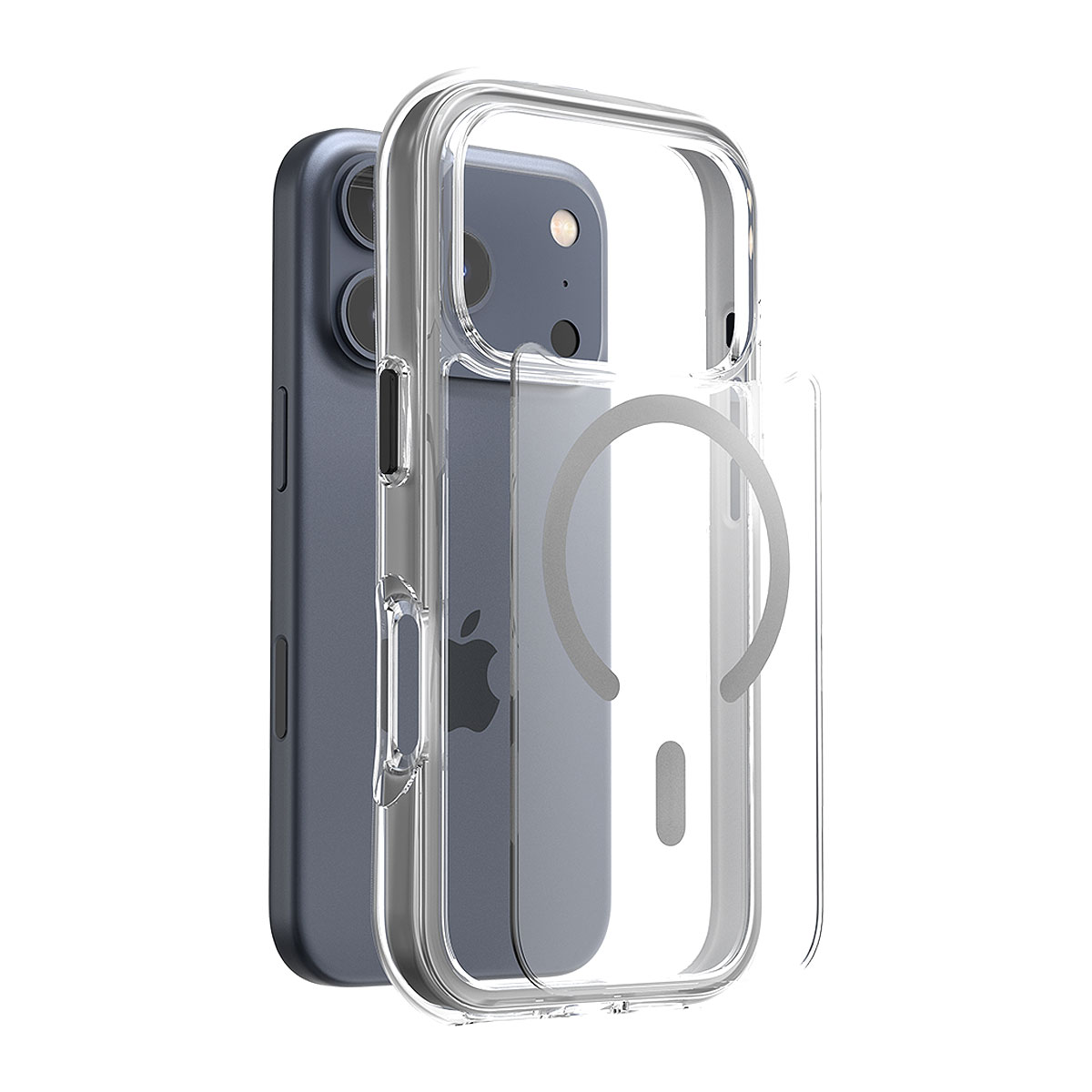 [ iPhone 17 / iPhone Air / 17 Pro / 17 Pro Max 用] 米軍MIL規格 MagSafe対応 DUPLE M AIR 4面サイド エアキャップ構造