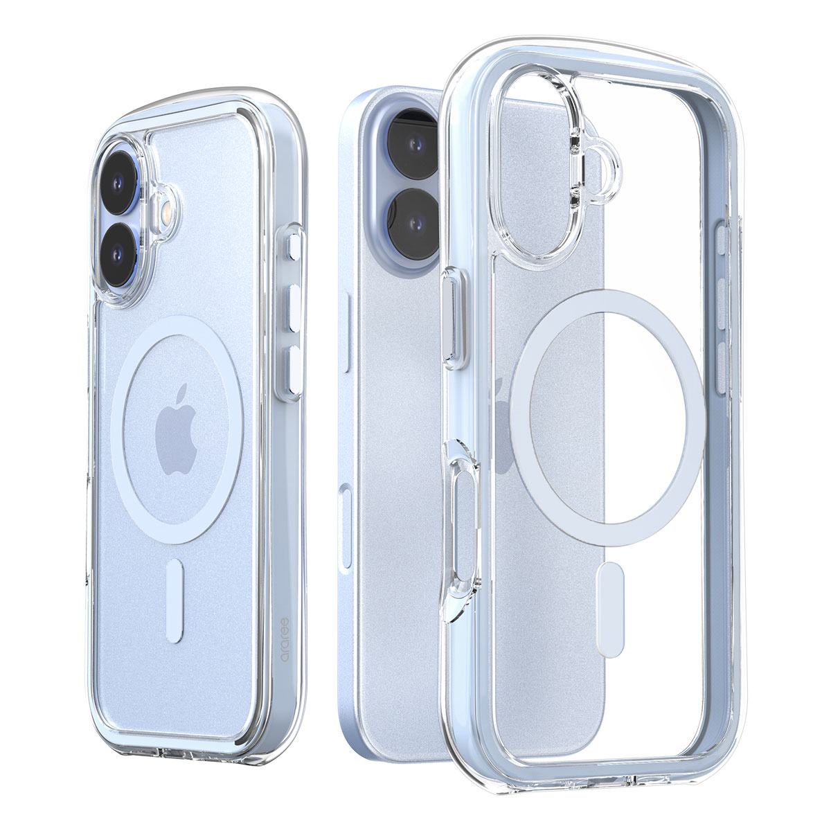 [ iPhone 17 / iPhone Air / 17 Pro / 17 Pro Max 用] 米軍MIL規格 MagSafe対応 DUPLE M AIR 4面サイド エアキャップ構造