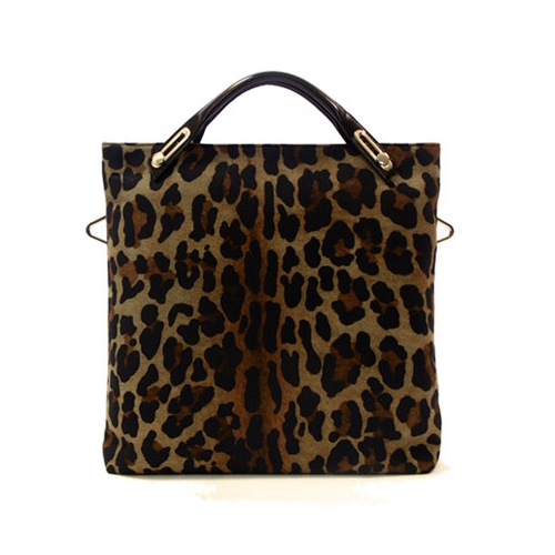 ＼セール／PCバッグ N/S スエードトート モンバサ レオパード柄 (～15.6インチ A4） 