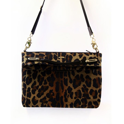 ＼セール／PCバッグ N/S スエードトート モンバサ レオパード柄 (～15.6インチ A4） 