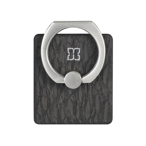 スマホリング Man&Wood 天然木 スマートリング（マンアンドウッド）落下防止 ホルダースタンド 指輪型 バンカーリング