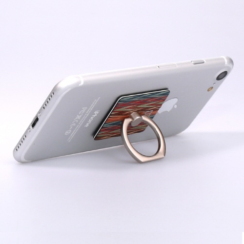 スマホリング Man&Wood 天然木 スマートリング（マンアンドウッド）落下防止 ホルダースタンド 指輪型 バンカーリング
