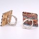 スマホリング Man&Wood 天然木 スマートリング（マンアンドウッド）落下防止 ホルダースタンド 指輪型 バンカーリング