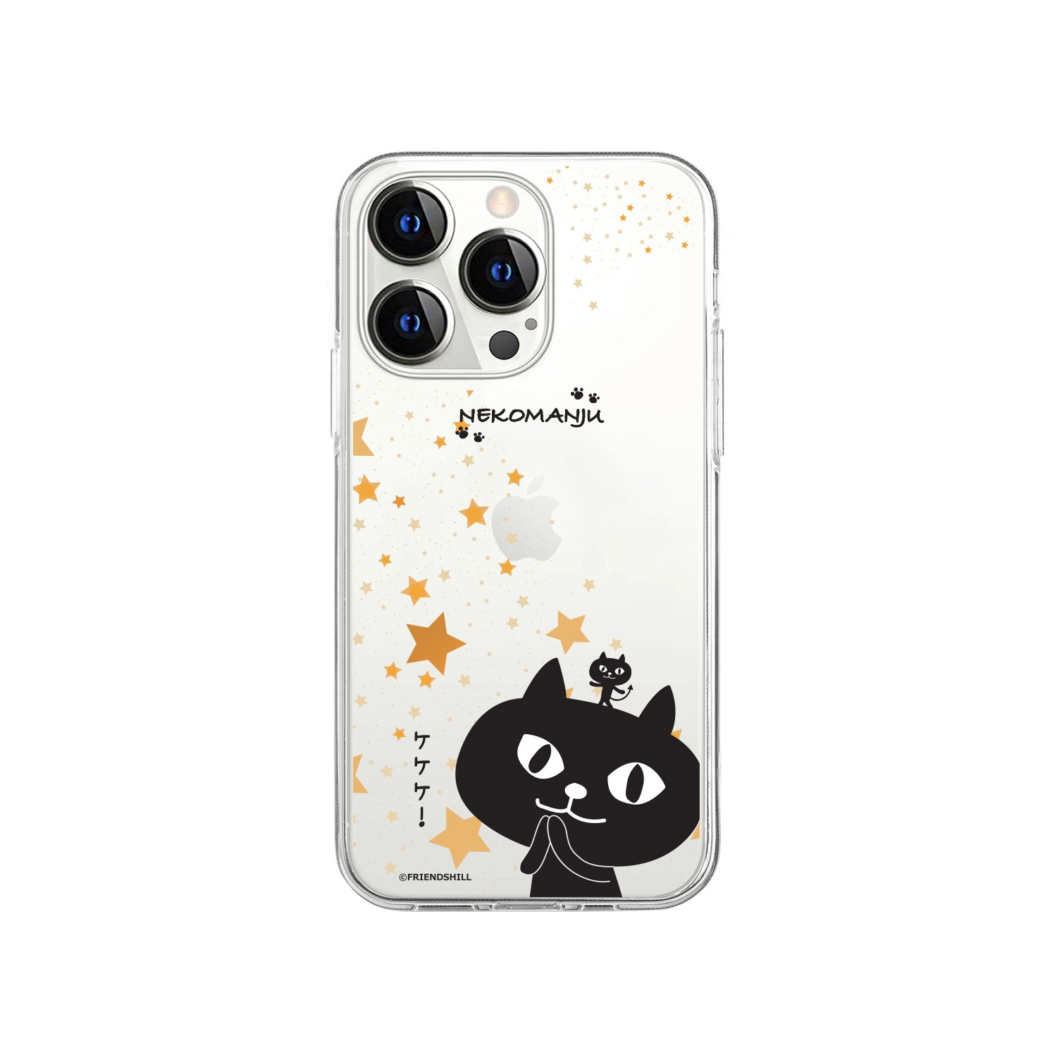 [iPhone 16 / 16 Pro / 16 Plus / 16 Pro Max 用] ネコマンジュウ ソフト クリアケース for iPhone 16 / 15 / 14 シリーズ 公式ライセンス品