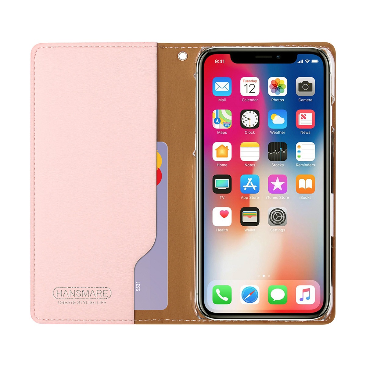 iPhone SE (第3世代) ケース カバー 手帳型 HANSMARE ROOKIE CASE [iPhone SE3/SE2/XS/X8/7]