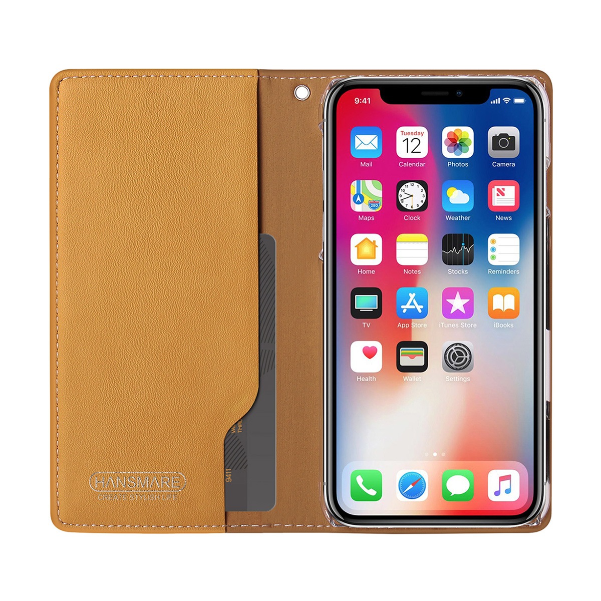 iPhone SE (第3世代) ケース カバー 手帳型 HANSMARE ROOKIE CASE [iPhone SE3/SE2/XS/X8/7]