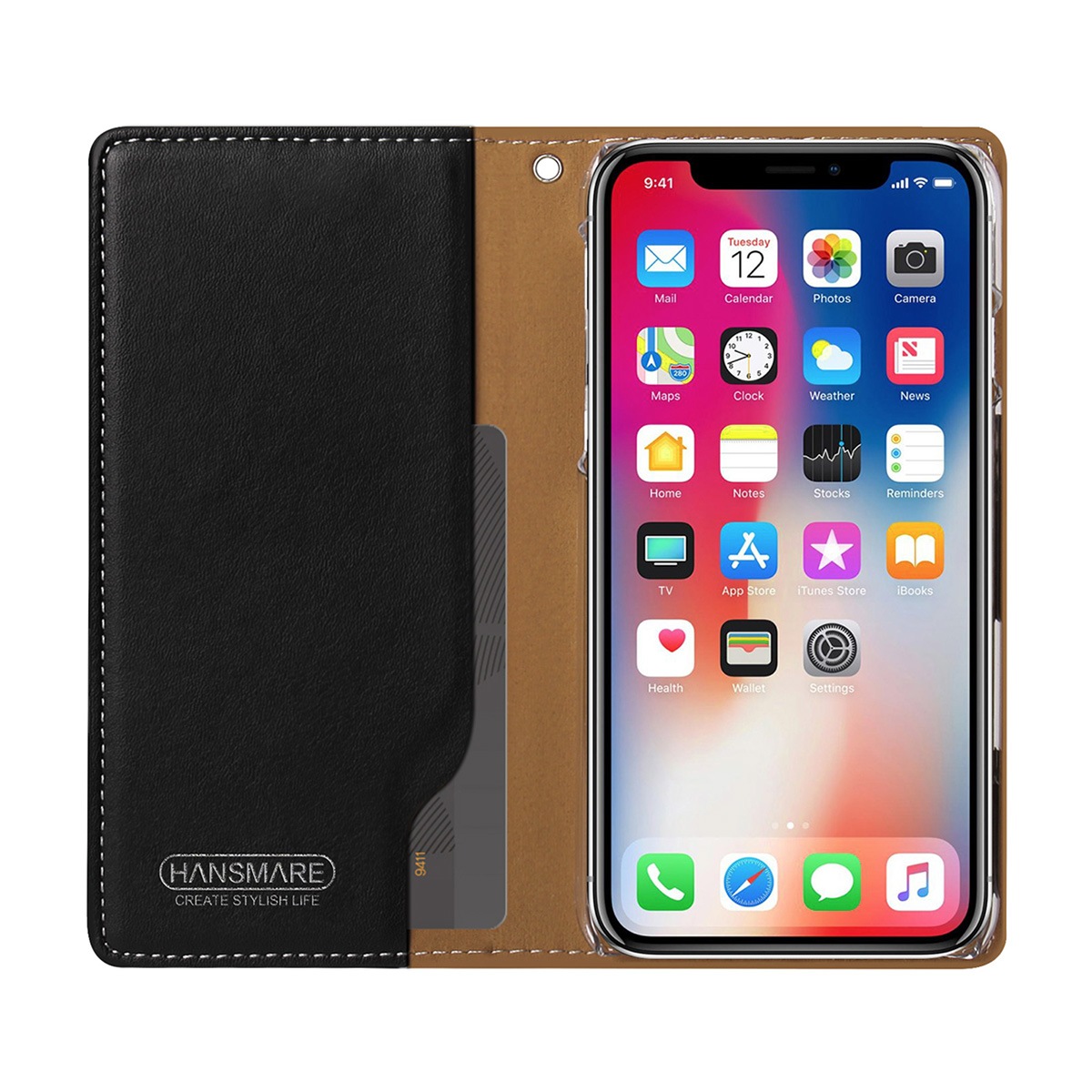 iPhone SE (第3世代) ケース カバー 手帳型 HANSMARE ROOKIE CASE [iPhone SE3/SE2/XS/X8/7]