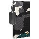 iPhone SE 第2世代 se2 ケース iPhone XS/X/8/7 ケース 手帳型 HANSMARE CAMO CASE（ハンスマレ カモケース）アイフォン カバー スタンド機能付き カモフラ柄 ドッグタグ スタッズ