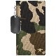 iPhone SE 第2世代 se2 ケース iPhone XS/X/8/7 ケース 手帳型 HANSMARE CAMO CASE（ハンスマレ カモケース）アイフォン カバー スタンド機能付き カモフラ柄 ドッグタグ スタッズ