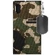 iPhone SE 第2世代 se2 ケース iPhone XS/X/8/7 ケース 手帳型 HANSMARE CAMO CASE（ハンスマレ カモケース）アイフォン カバー スタンド機能付き カモフラ柄 ドッグタグ スタッズ