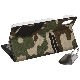 iPhone SE 第2世代 se2 ケース iPhone XS/X/8/7 ケース 手帳型 HANSMARE CAMO CASE（ハンスマレ カモケース）アイフォン カバー スタンド機能付き カモフラ柄 ドッグタグ スタッズ