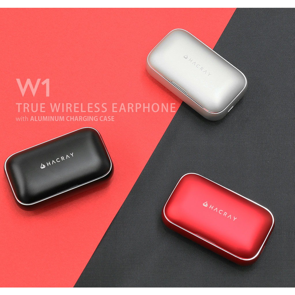 HACRAY W1 完全ワイヤレスイヤホン【カナル型 / 7時間連続再生 / IPX7防水】
