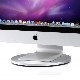iMac Apple Thunderbolt Display 液晶モニター台 Just Mobile AluDisc（ジャストモバイル アルディスク）アルミニウム製 アップル アイマック サンダーボルト ディスプレイ ターンテーブル テレワーク 在宅勤務