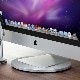 iMac Apple Thunderbolt Display 液晶モニター台 Just Mobile AluDisc（ジャストモバイル アルディスク）アルミニウム製 アップル アイマック サンダーボルト ディスプレイ ターンテーブル テレワーク 在宅勤務