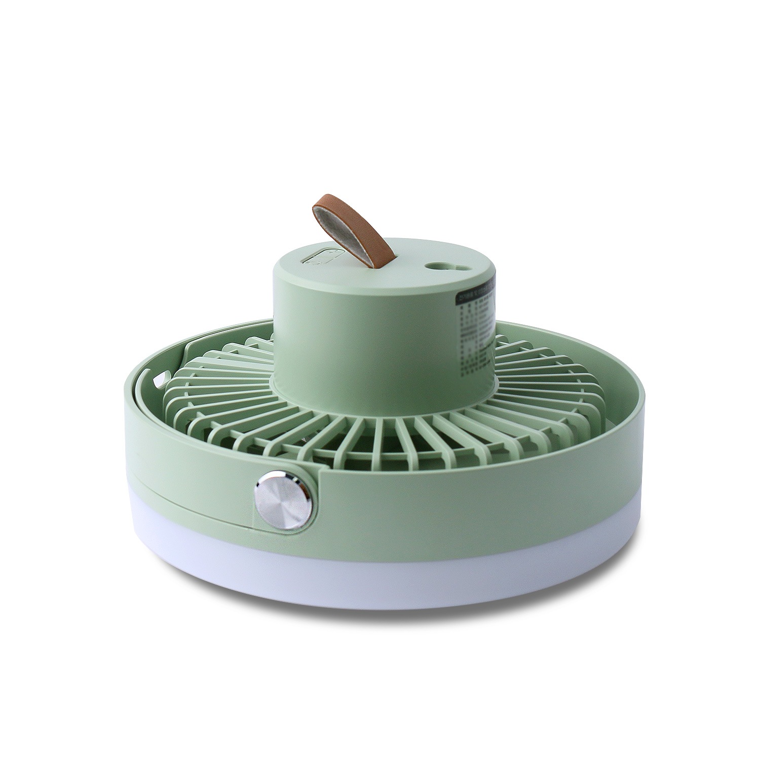 キャンプ用 扇風機 MUTO LEDランタン付き コードレス扇風機 [3way 置く・持つ・吊るす リモコン付き]