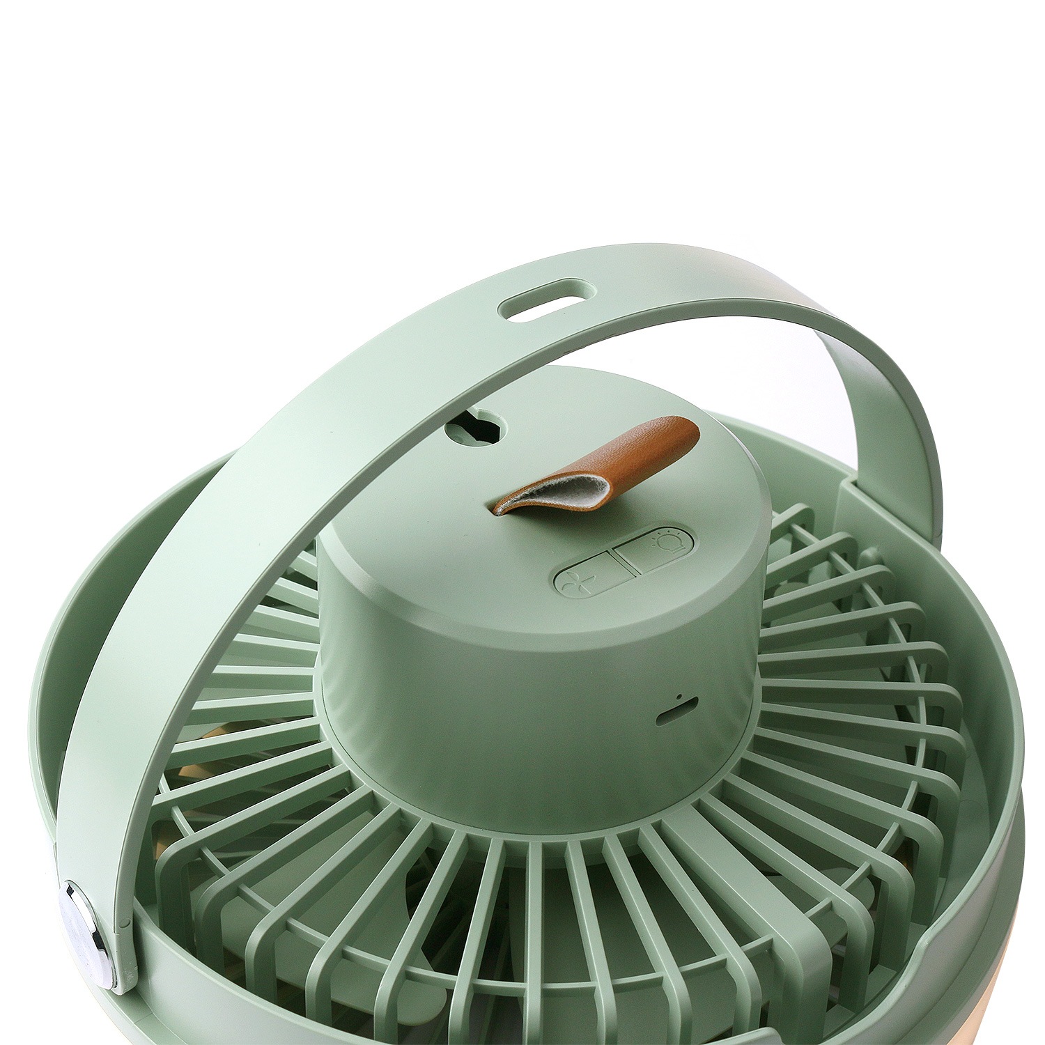 キャンプ用 扇風機 MUTO LEDランタン付き コードレス扇風機 [3way 置く・持つ・吊るす リモコン付き]