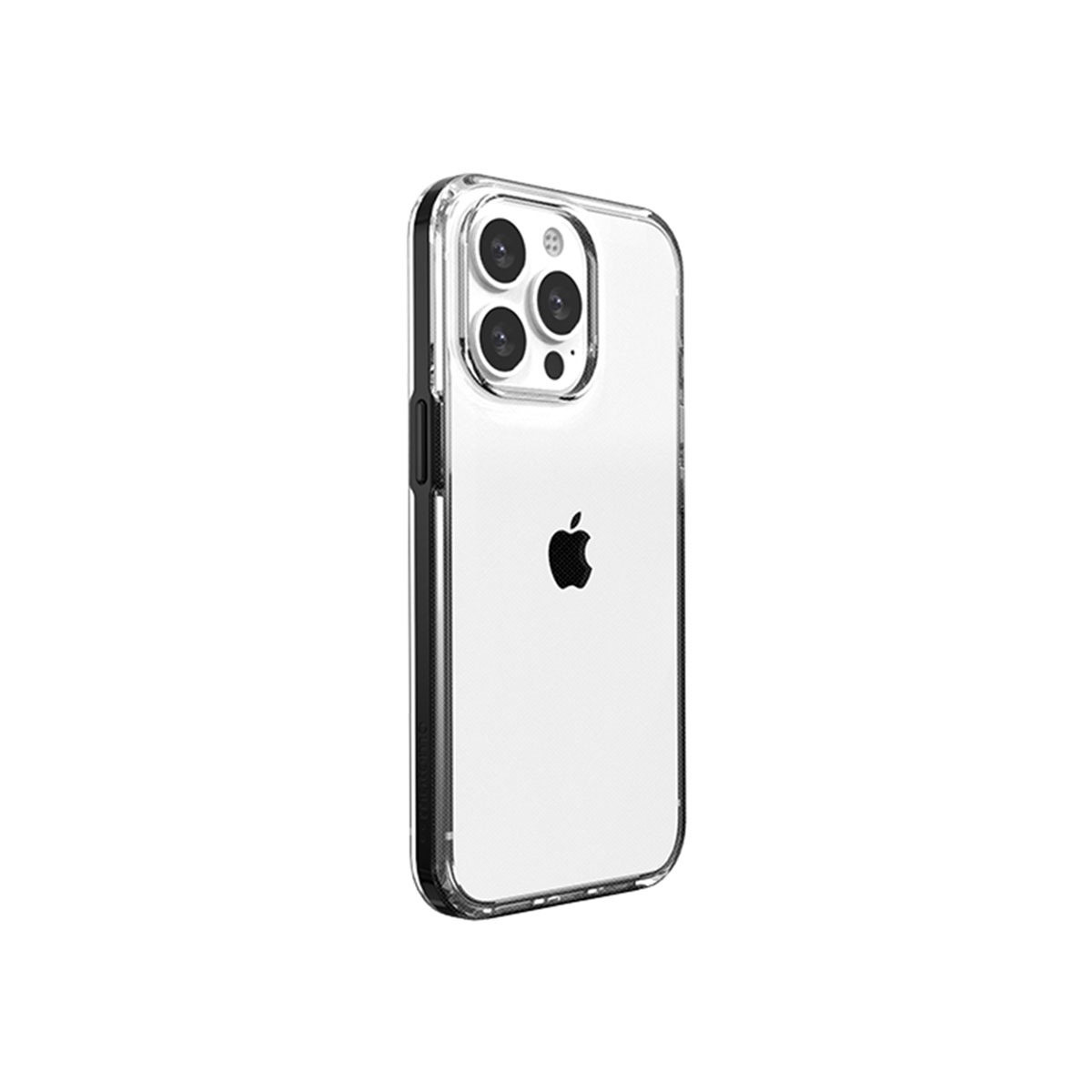 [ iPhone 17 用] INO Achrome Shield Case バンパー風 TPUクリアボディ ポリカーボネートスマホケース カバー for iPhone 15 / 15 Pro