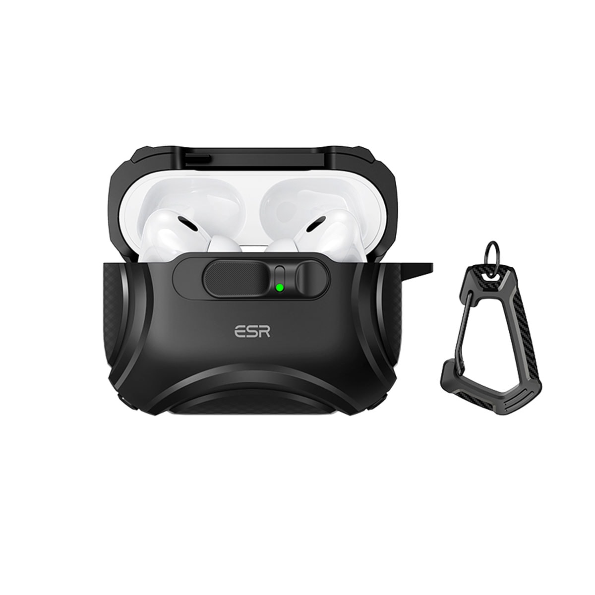 ESR AirPods Pro 3 ハードケース Cyber MagSafe対応フリック