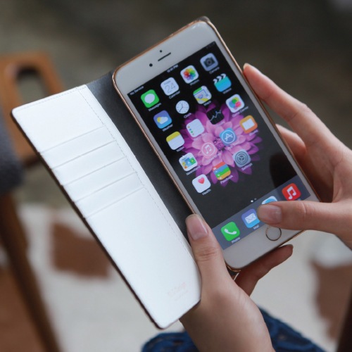 【iPhone 6s Plus / 6 Plus ケース】SLG Design D5 Calf Skin Leather Diary （カーフスキンレザーダイアリー）【手帳型 / 本革】