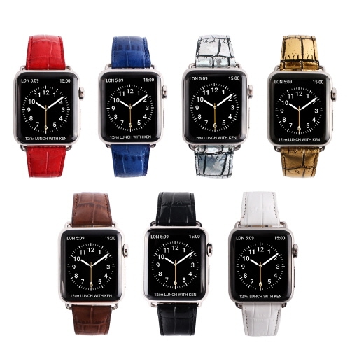 Apple Watch バンド Gaze クロコシリーズ アップルウォッチ レザー アップルウォッチ 42/41/40/38mm (Series10/5/4/3/2/1)