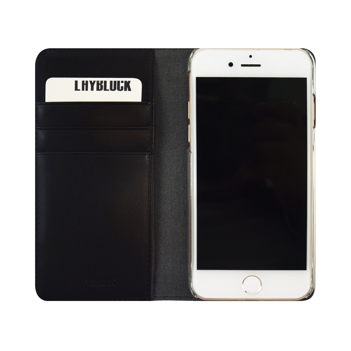 iPhone SE (第3世代) ケース カバー 【手帳型 本革】LAYBLOCK Ribbon Classic Diary [iPhone SE3/SE2/8/7]