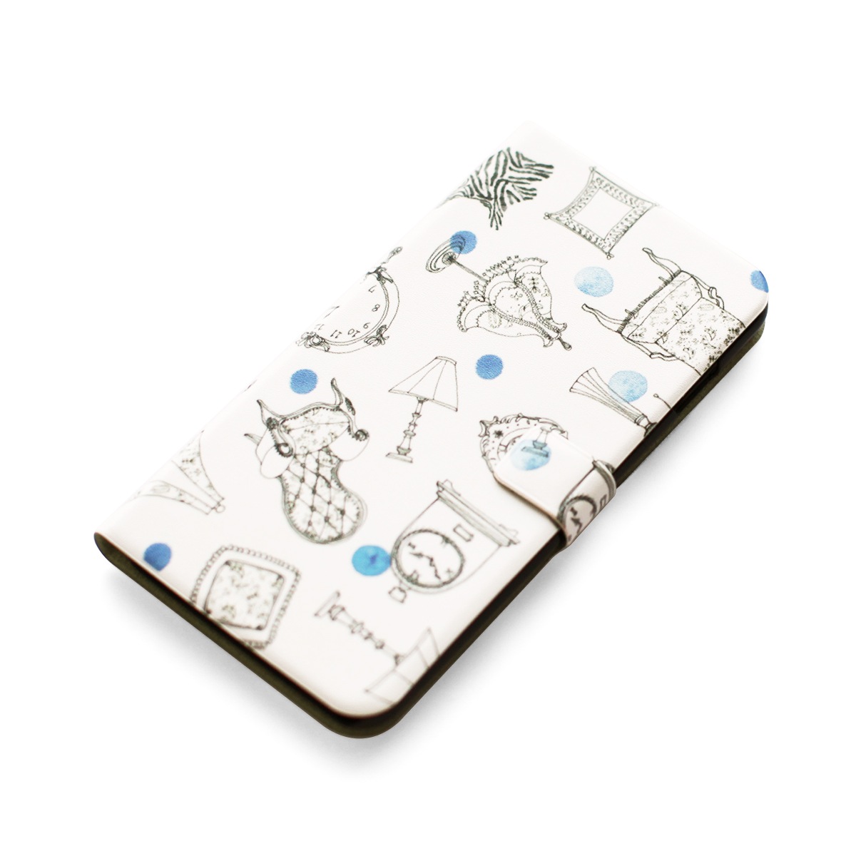 iPhone 8 Plus / 7 Plus ケース 手帳型 Happymori French Cafe Diary （ハッピーモリ フレンチカフェダイアリー）アイフォン カバー