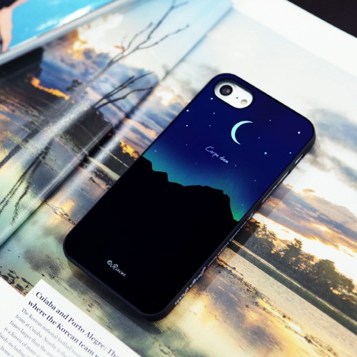 iPhone SE (第3世代) ケース カバー Dparks Twinkle Case オーロラムーンライト [iPhone SE3/SE2/8/7]