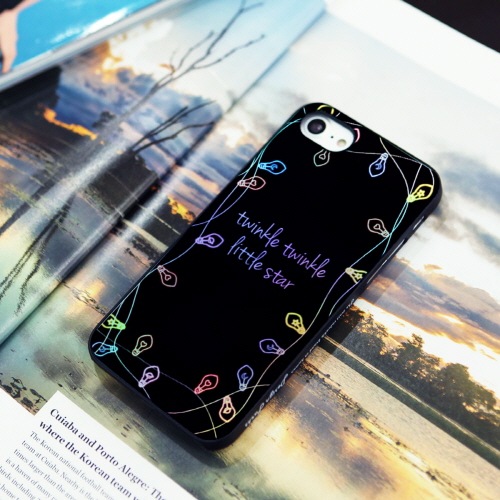 iPhone SE 第2世代 se2 ケース iPhone 8/7ケース Dparks Twinkle Case リトルスター（ディーパークス トゥインクルケース）アイフォン カバー