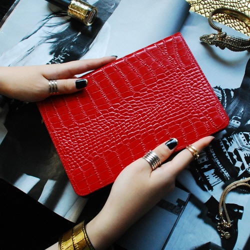 【iPad mini3/2/1 ケース】GAZE Vivid Croco Diary （ゲイズ　ビビッドクロコダイアリー）