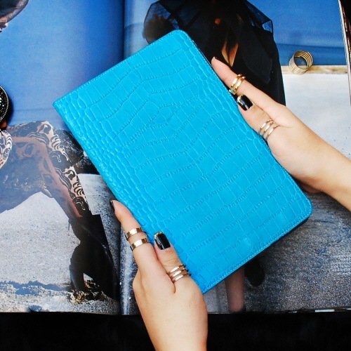 【iPad mini3/2/1 ケース】GAZE Vivid Croco Diary （ゲイズ　ビビッドクロコダイアリー）