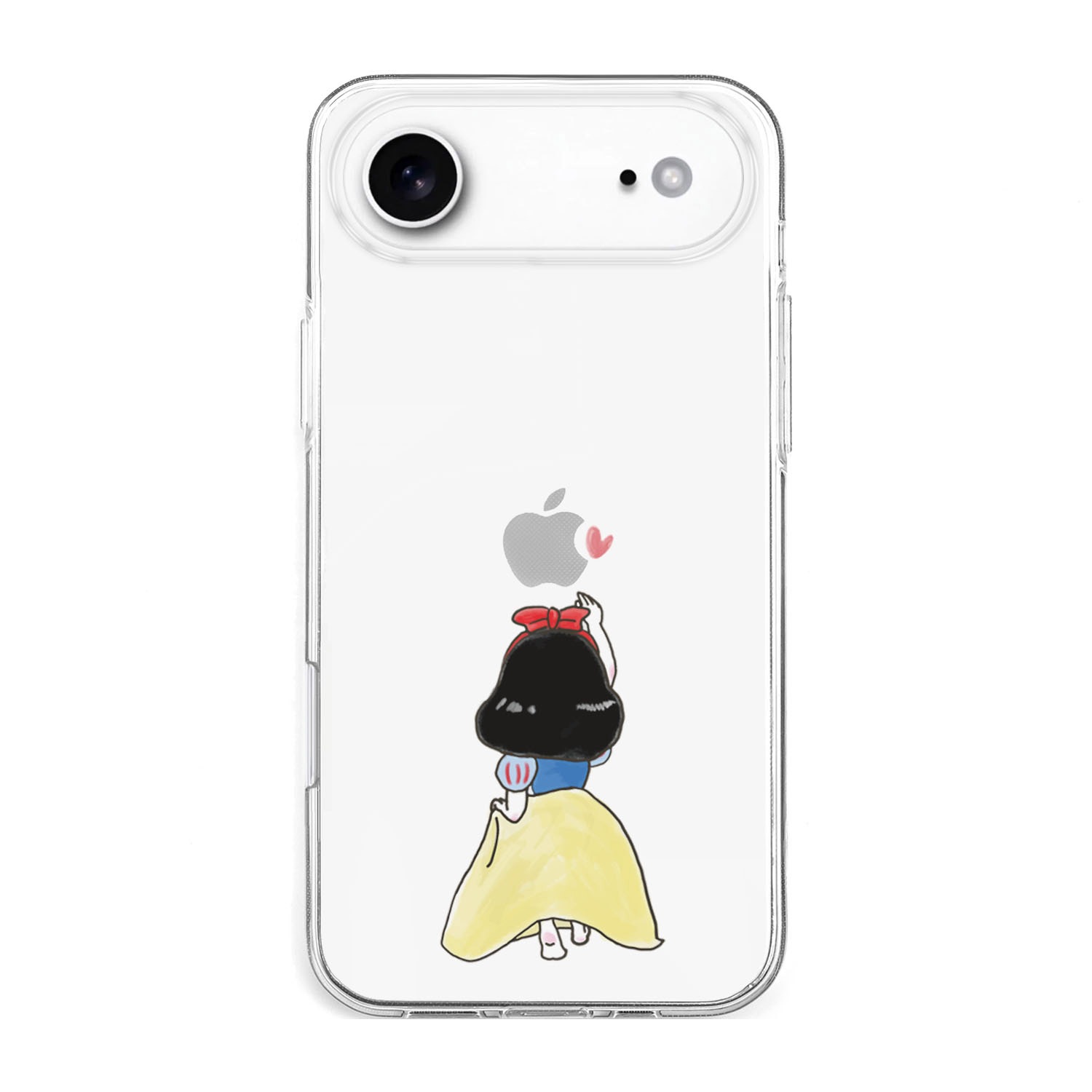 [ iPhone 17 / iPhone Air / 17 Pro / 17 Pro Max 用] ソフト クリアケース お姫様 アリス ファンタジー 透明カバー for iPhone 17 / 16 / 15 / 14 シリーズ