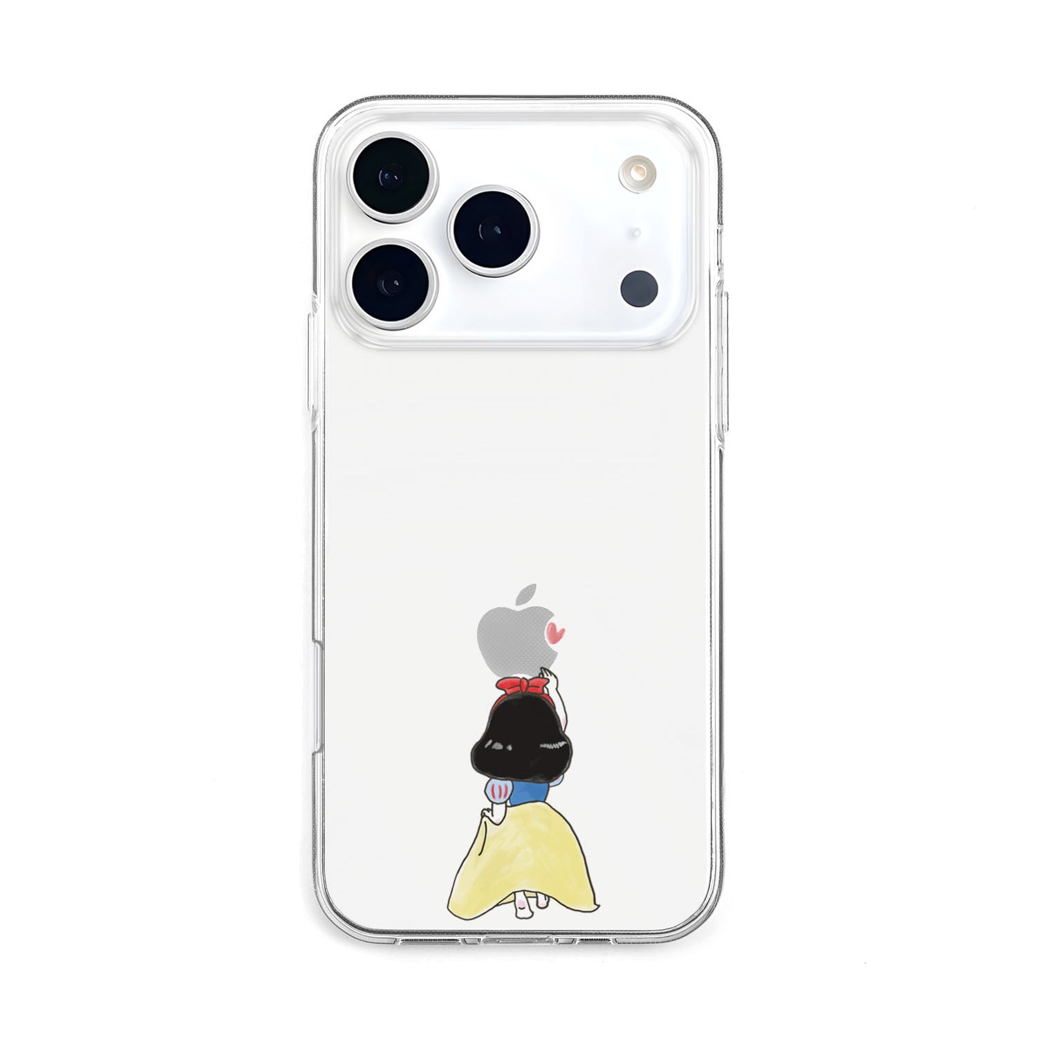 [ iPhone 17 / iPhone Air / 17 Pro / 17 Pro Max 用] ソフト クリアケース お姫様 アリス ファンタジー 透明カバー for iPhone 17 / 16 / 15 / 14 シリーズ