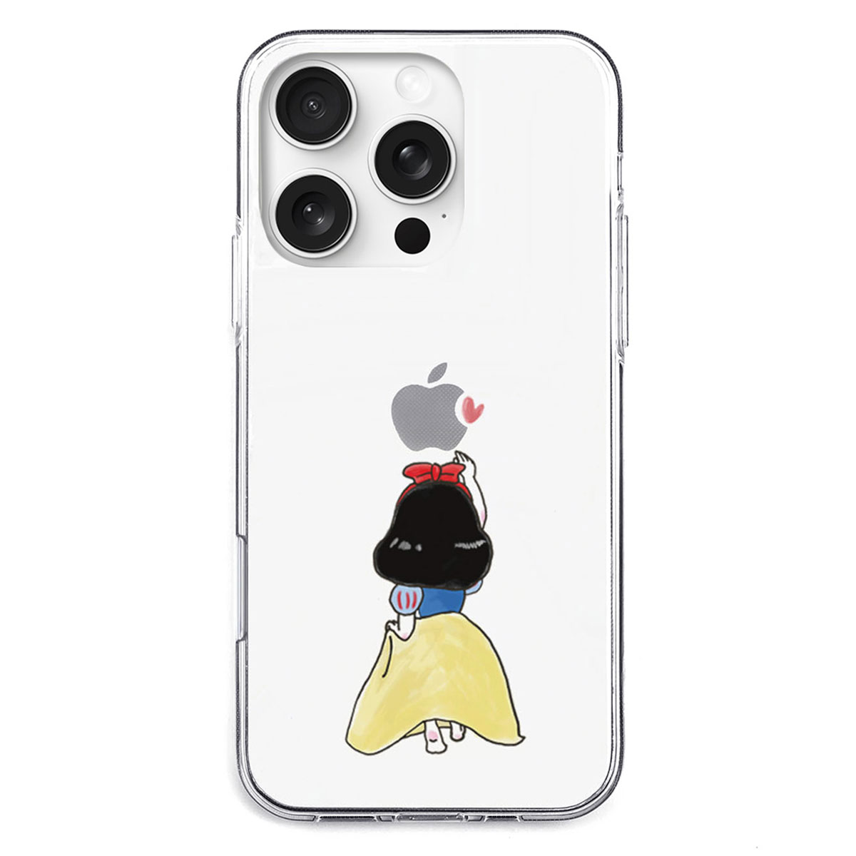 [ iPhone 17 / iPhone Air / 17 Pro / 17 Pro Max 用] ソフト クリアケース お姫様 アリス ファンタジー 透明カバー for iPhone 17 / 16 / 15 / 14 シリーズ