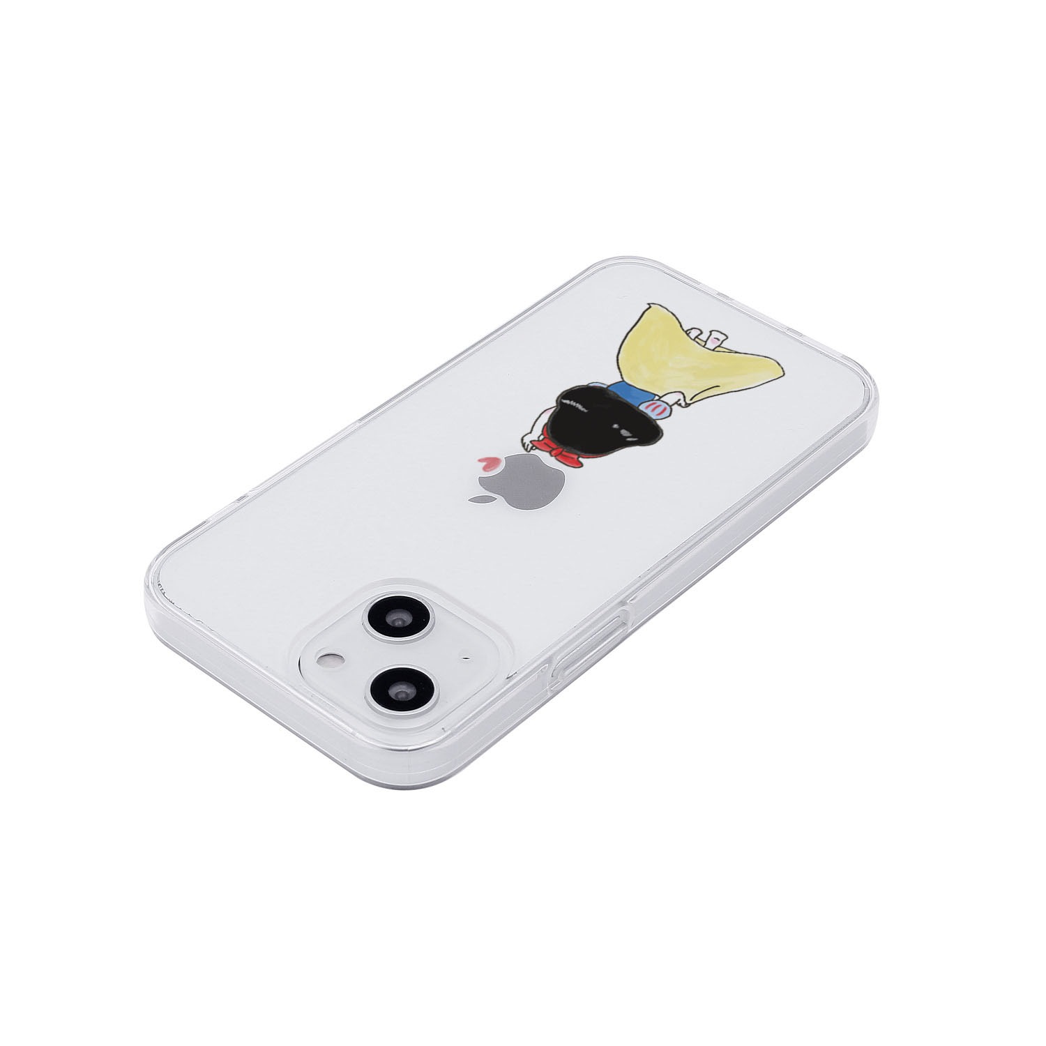 [ iPhone 17 / iPhone Air / 17 Pro / 17 Pro Max 用] ソフト クリアケース お姫様 アリス ファンタジー 透明カバー for iPhone 17 / 16 / 15 / 14 シリーズ