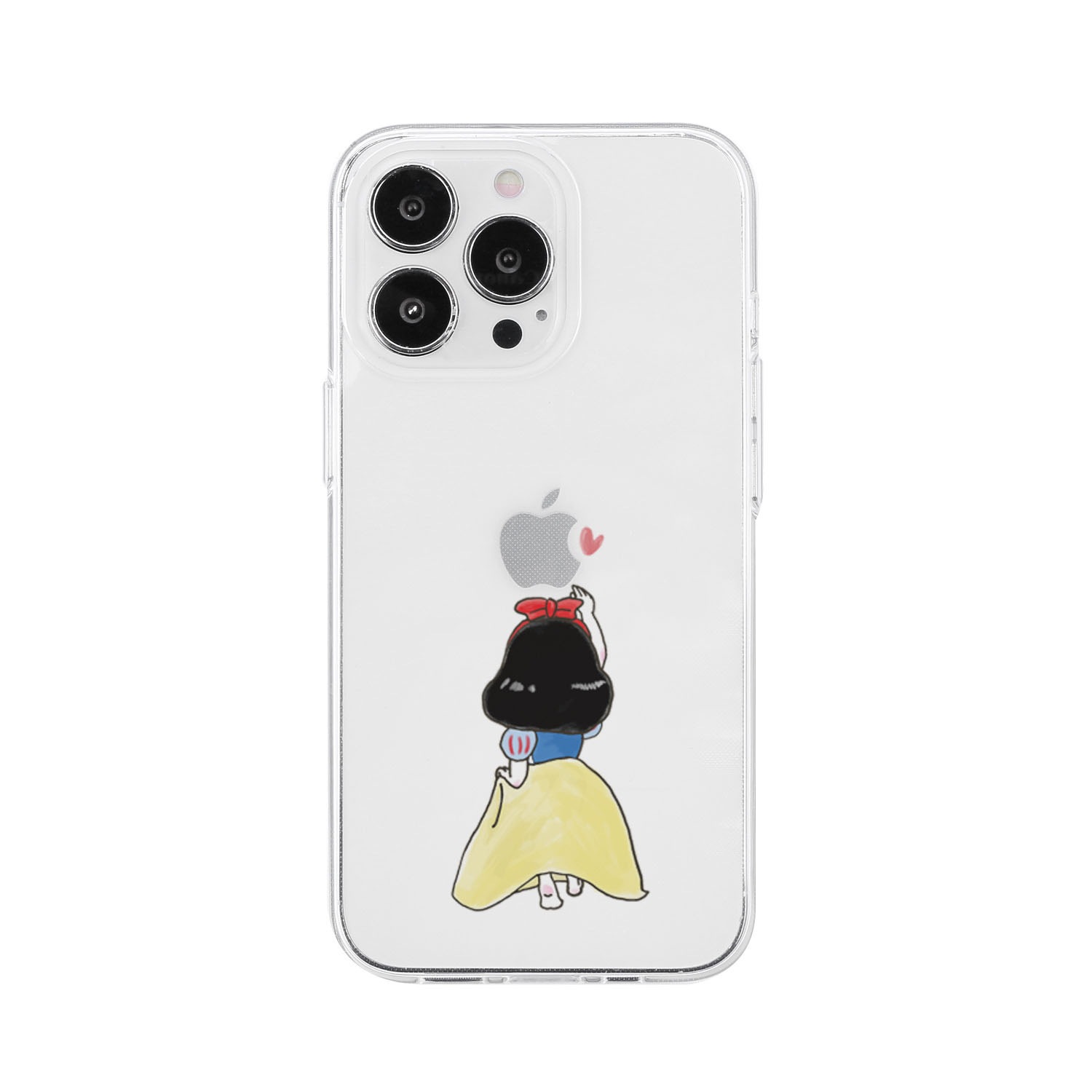 [ iPhone 17 / iPhone Air / 17 Pro / 17 Pro Max 用] ソフト クリアケース お姫様 アリス ファンタジー 透明カバー for iPhone 17 / 16 / 15 / 14 シリーズ