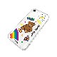 iPhone SE3 ケース バックカバー BOOGIE WOOGIE オーロラケース Teddy Bear【iPhone 13 / 13 Pro / 13 mini / iPhone SE (第3/2世代)、、iPhone 8 / 7 】 