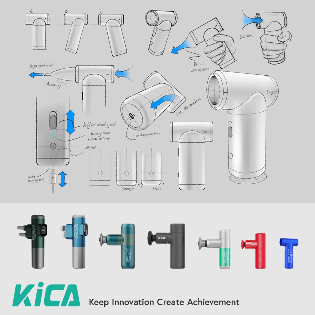 扇風機・サーキュレーター KiCA JET FAN25 FeiyuTech KiCA Jet Fan 2S バキュームキット [エアーブロワー