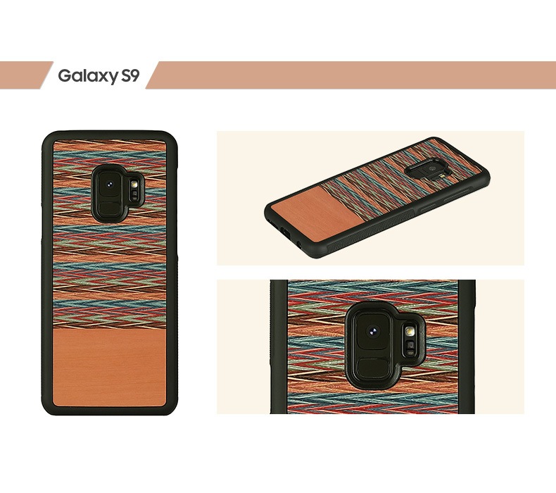 Galaxy S9 ケース Galaxy S9＋ ケース Galaxy S8 ケース Galaxy S8＋ ケース 天然木 Man&Wood Browny Check（マンアンドウッド ブラウニーチェック）ギャラクシー エスナイン エスエイト カバー 木製 SC-02K SC-03K SCV38 SCV39 SC-02J SCV36