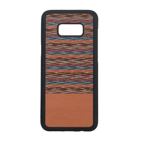 Galaxy S9 ケース Galaxy S9＋ ケース Galaxy S8 ケース Galaxy S8＋ ケース 天然木 Man&Wood Browny Check（マンアンドウッド ブラウニーチェック）ギャラクシー エスナイン エスエイト カバー 木製 SC-02K SC-03K SCV38 SCV39 SC-02J SCV36